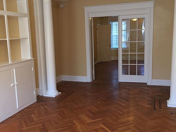 Living room leading to bedroom.