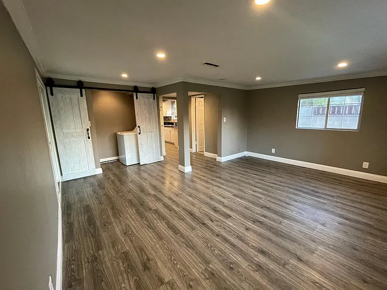 Den + Laundry Closet