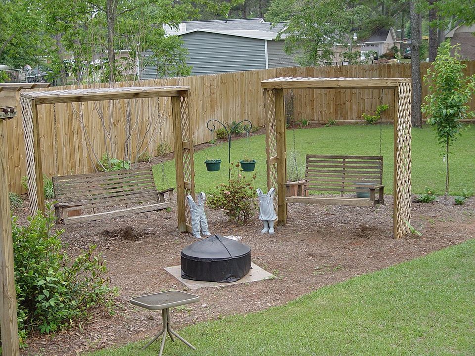 Swings Back Yard