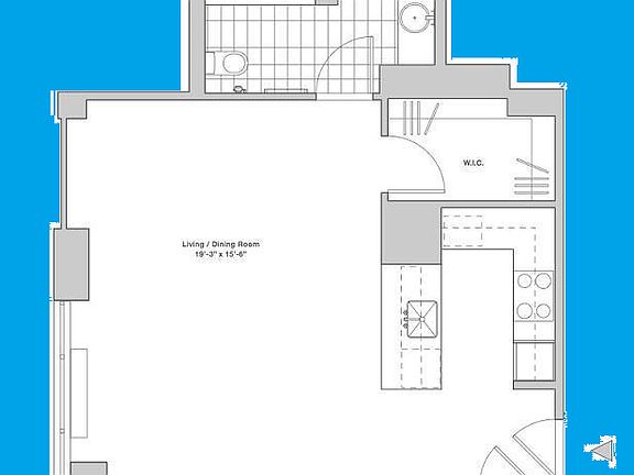 2nd image of 322 W 57th St APT 49V