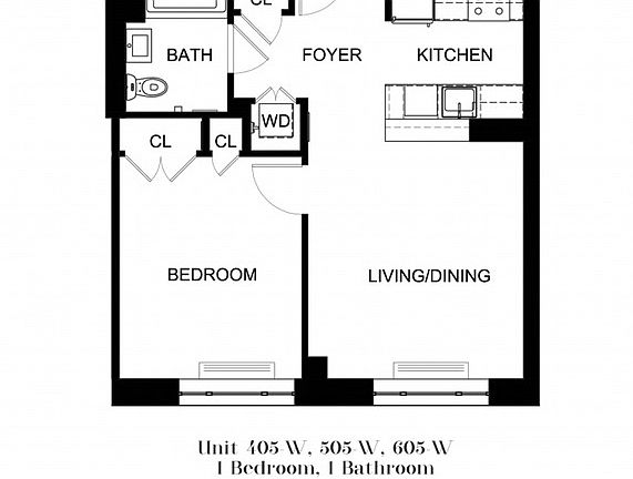 2nd image of 55 N 5th St APT W605