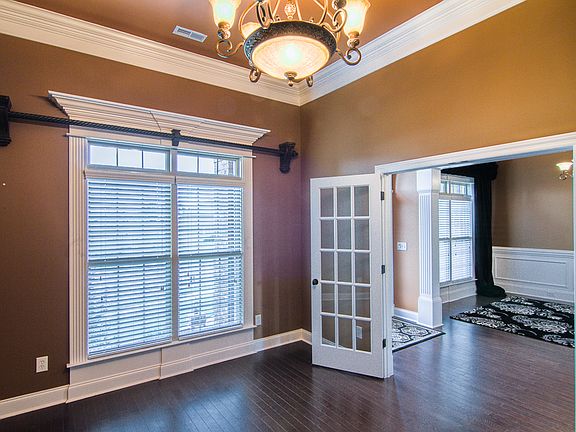 Study w/ custom chandelier