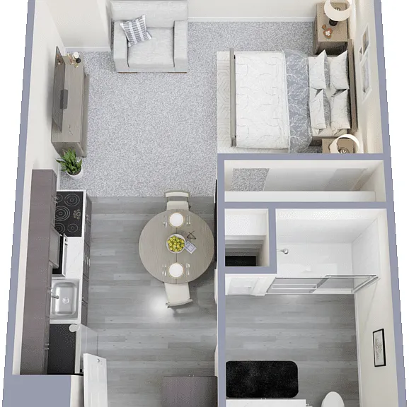 Studio Floorplan Diagram