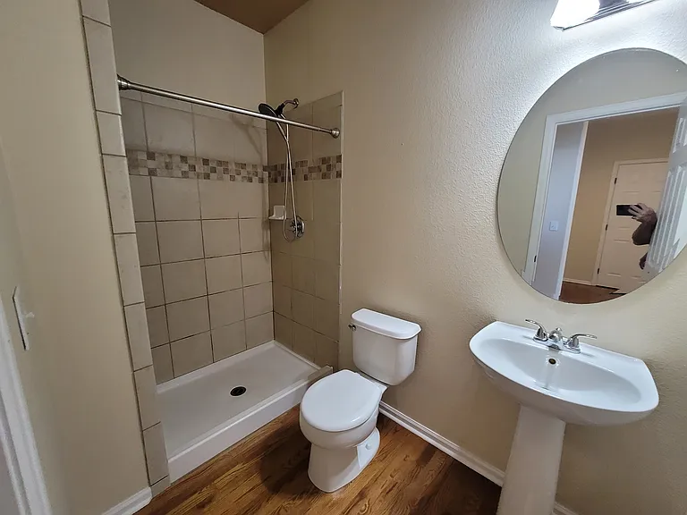 main level bathroom adjacent to main level bedroom