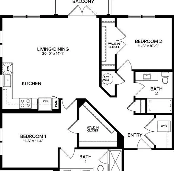 2 Bedroom B2 Alt 2 Bedroom B2 Alt