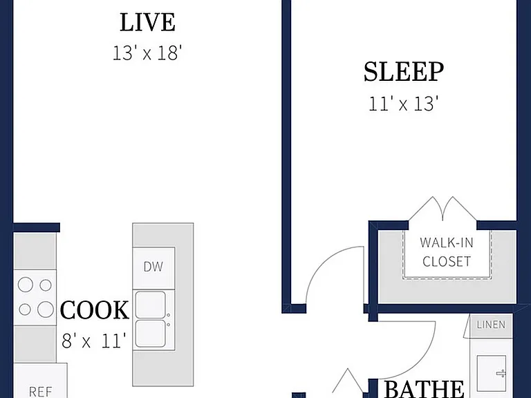 Floor Plan 1A | Arrabelle Apartments | Apartments in Cedarburg, WI Floor Plan 1A | Arrabelle Apartments | Apartments in Cedarburg, WI