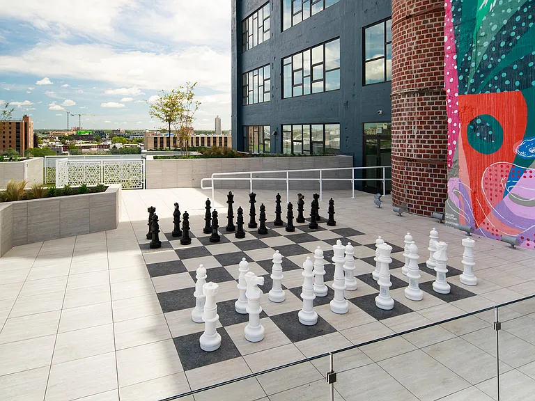 The Poplar Rooftop Lawn Chess