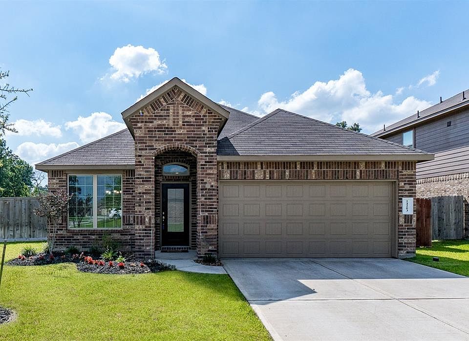 Welcome home to 24203 Oakdale Hills in Hampton Creek! This home was built in 2017 by D.R. Horton and is ready for you to call it yours!
