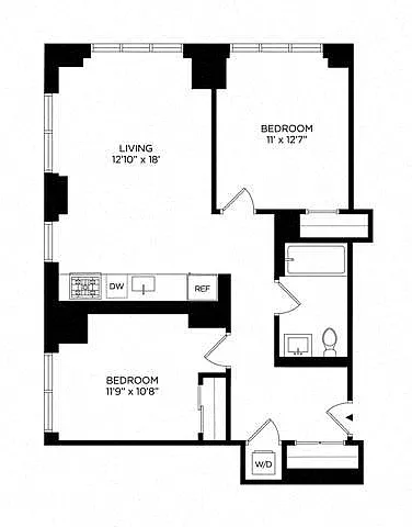 Floor plan 2M West