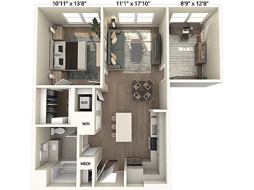 Floor plan A6-D-Upgrade