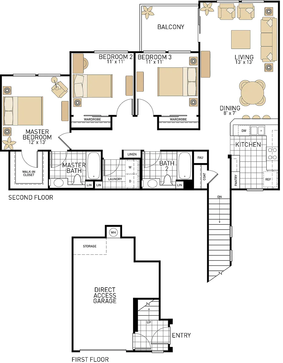 Floor plan Plan F1