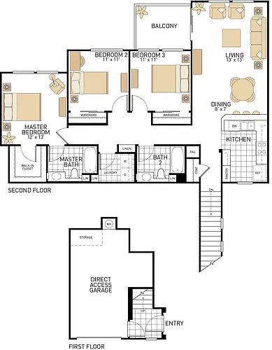 Floor plan Plan F1