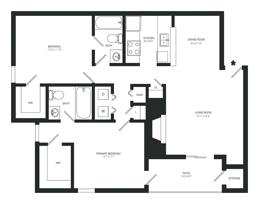 Floor plan B3