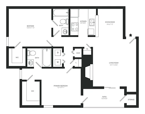 Floor plan B3