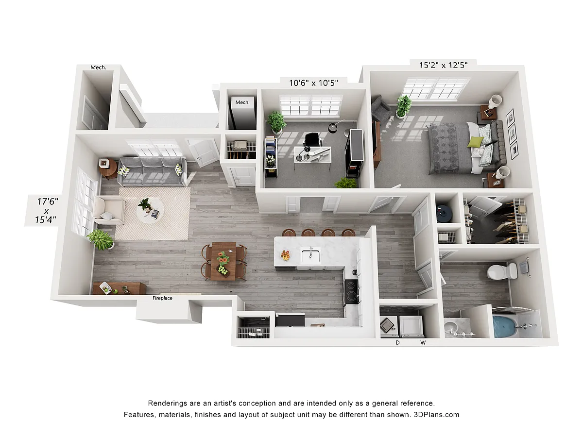 Floor plan The Bentley (Renovated)