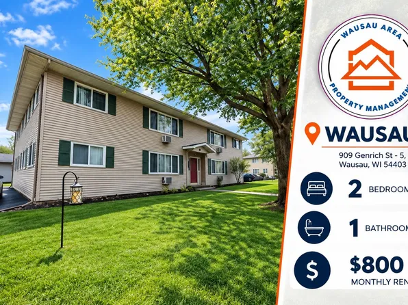 909 Genrich St, 909 Genrich St #5, Wausau, WI 54403