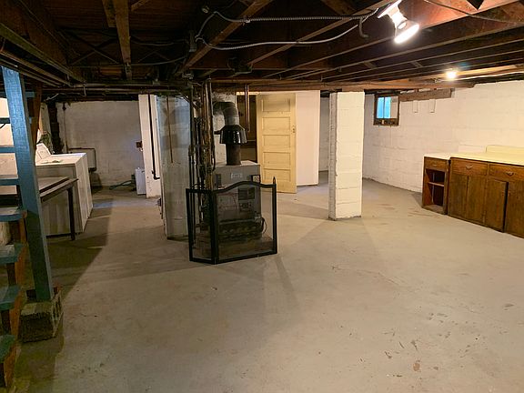 unfinished basement, storage