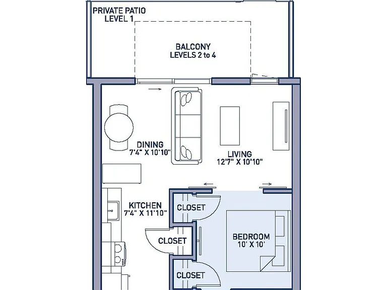 Tribute Apartments at R1VER — Photo 16