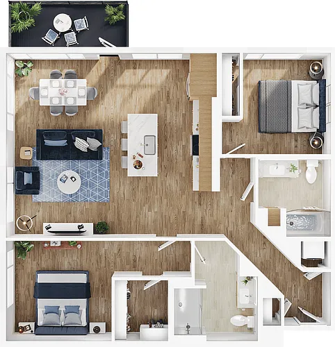 Floor plan B3
