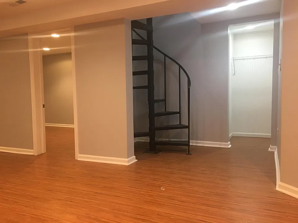 Front stair case/closet/BR 1