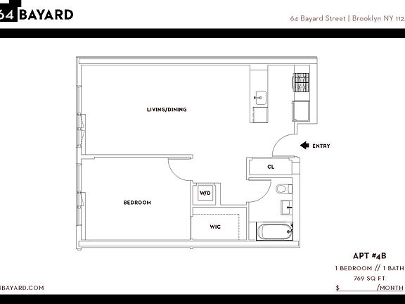 2nd image of 64 Bayard St APT 4B