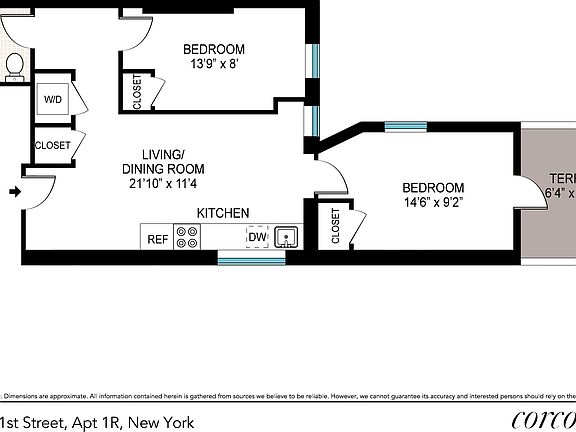 2nd image of 317 W 51st St #1R