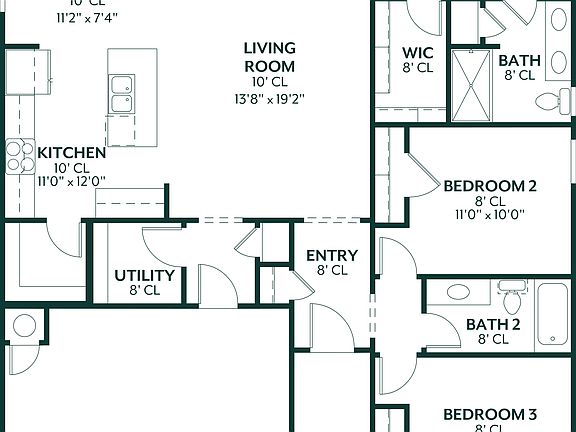 Edison - Canvas Collection Floor Plan Porch A