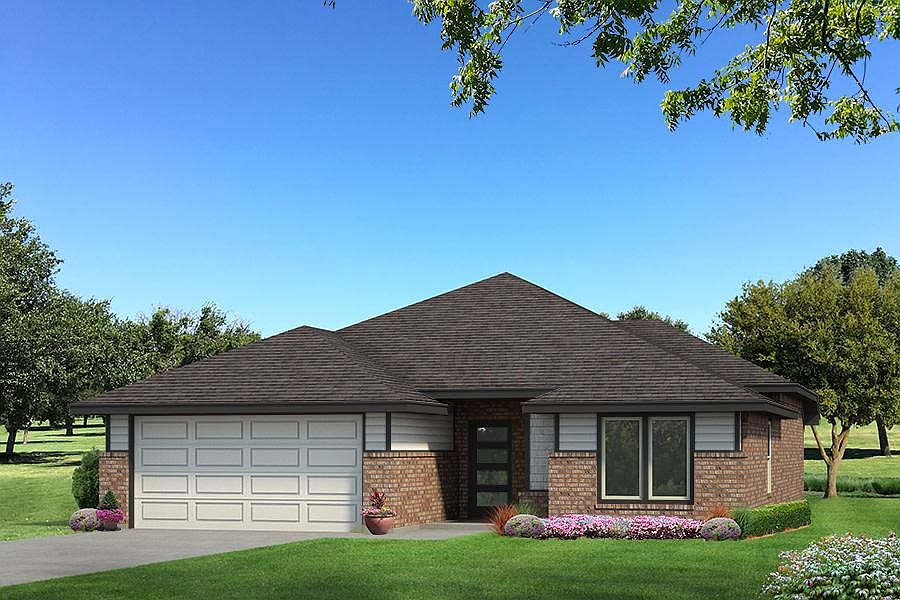 Homes by Taber Drake B Elevation - Black and White