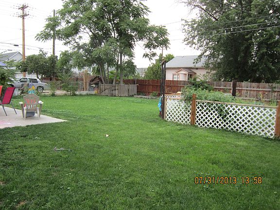 back yard from corner  