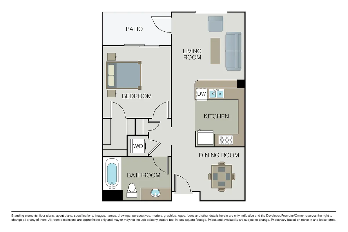 Floor plan Plan 1B