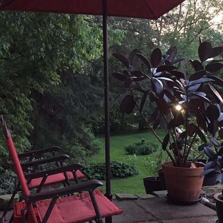 Front Patio, looking toward the Baldwin Reynold's House