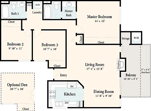 Floor plan The Del Mar