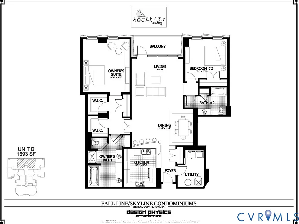 2 bed, 2.0 bath, 1688 sqft, $2,900 — Photo 2