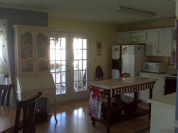 Kitchen with french doors