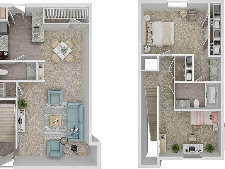 2 Bed / 2.5 Bath
_
1,086 sq. ft 2 Bed / 2.5 Bath
_
1,086 sq. ft