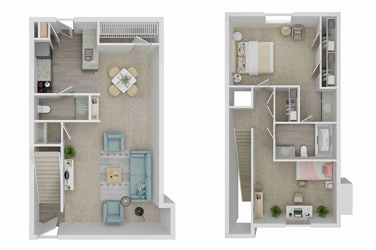 Floor plan 2X1.5-TA