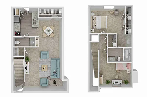Floor plan 2X1.5-TA