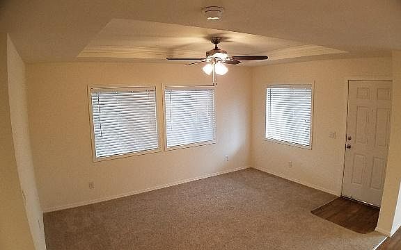 Living room and front door