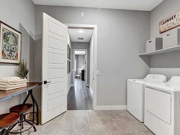 Convenient laundry room