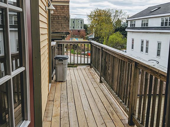 Deck off the apartment with great views