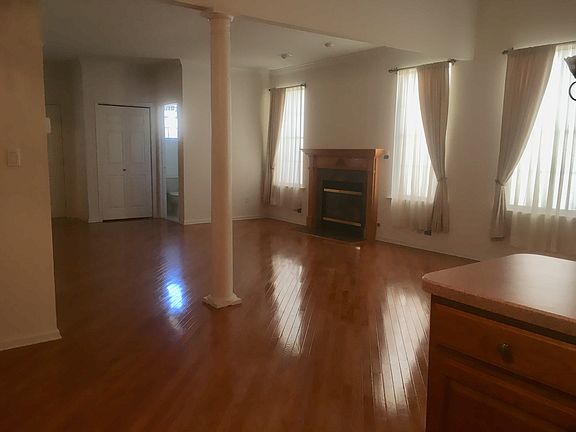 living room with fireplace