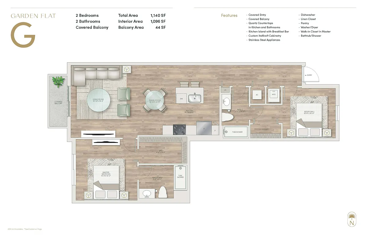 Floor plan Garden Flat G