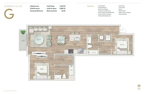 Floor plan Garden Flat G