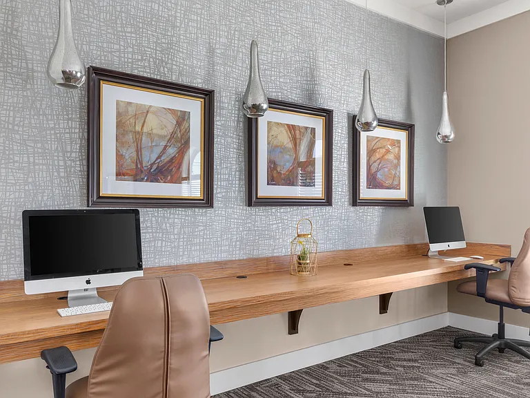 Stay productive in a modern coworking space.