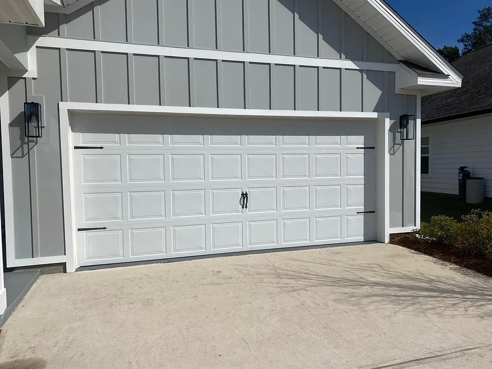 large 2 car garage