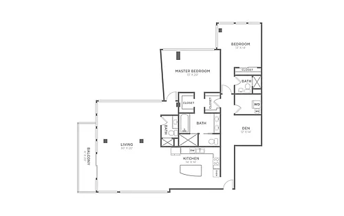 Floor plan B12D