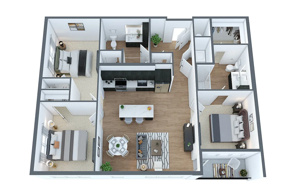 Floor plan D1a