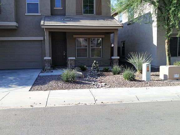 Previous landscaping