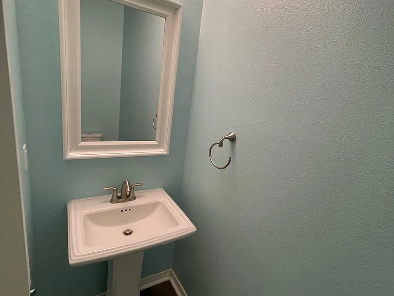 downstairs powder room