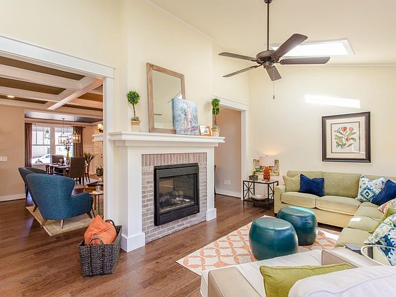 Dual Fireplace in Living Room Sunroom - Townsend III